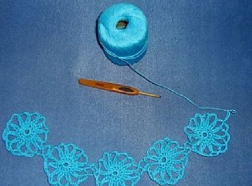 Crochet Flowers Chain Crochet Flowers Chain