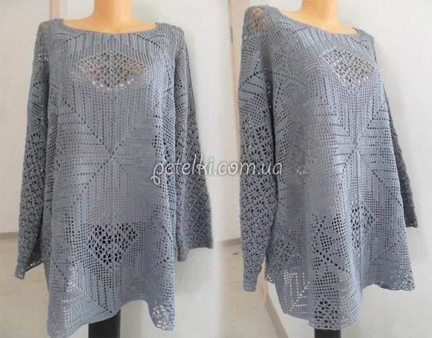 Crochet Loose Blouse