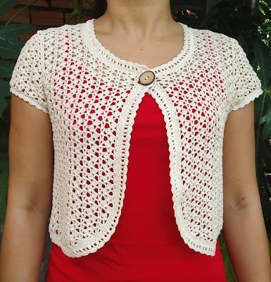 Inspiration. Crochet Bolero.