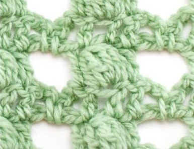 ​Crochet Bobble and Ladder Pattern