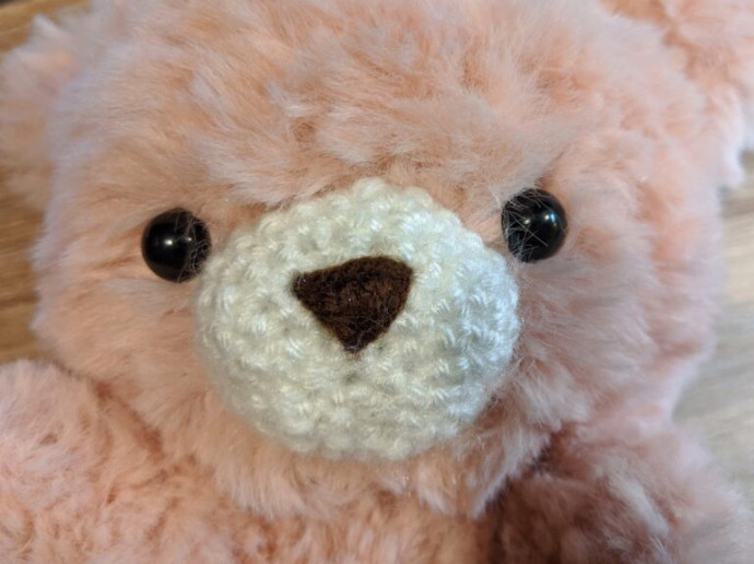 Helping our users. ​Fluffy Crochet Bear.