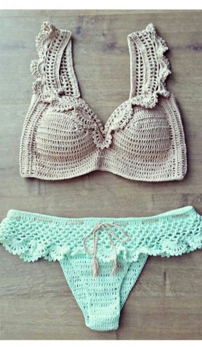 Inspiration. Crochet Swimsuit.