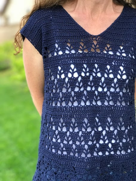 ​Relief Blue Tunic