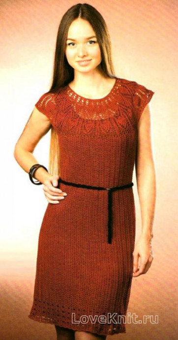 Crochet Dress with Nice Yoke – FREE CROCHET PATTERN — Craftorator