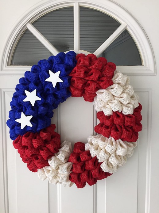 Inspiration. American Flag in Crochet Things.