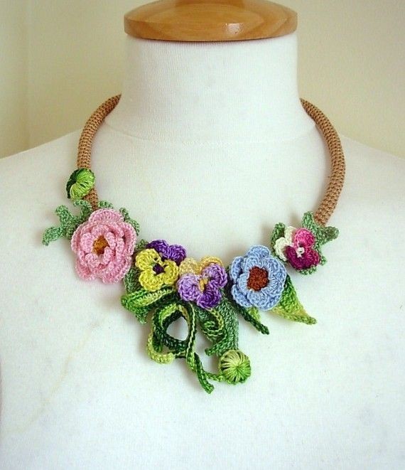 Inspiration. Crochet Jewelry.