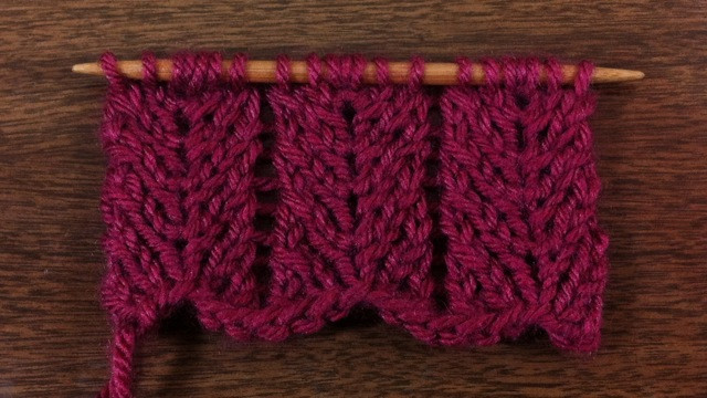 ​Chevron Lace Knit Pattern