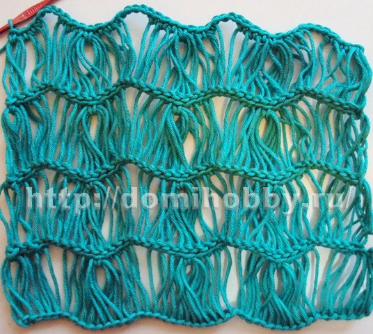 ​Crochet Pattern with Long Stitches