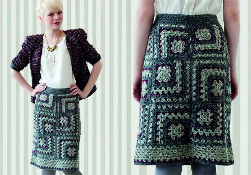 ​Crochet Square Motifs Skirt