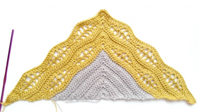Complete Crochet Shawl Instructions with SCHEEPJES Whirlette Yarn - Perfect for Beginners and Experts