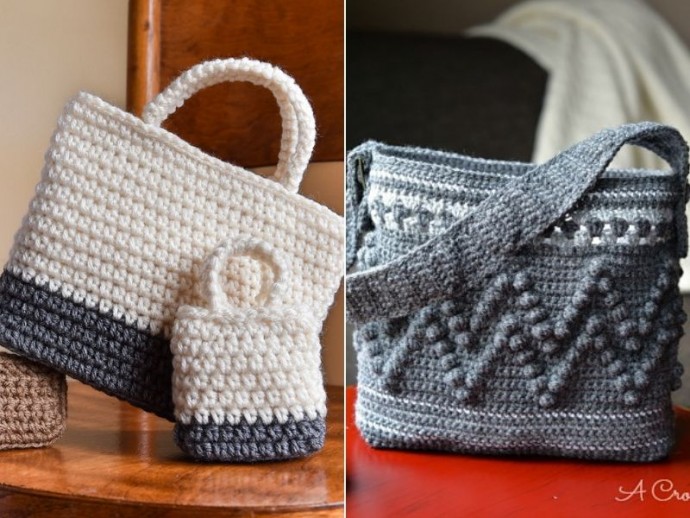 Inspiration. Crochet Bags.