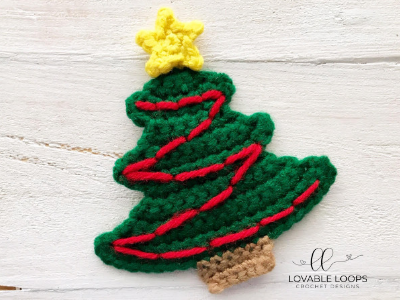 Inspiration. Crochet Christmas Appliques.