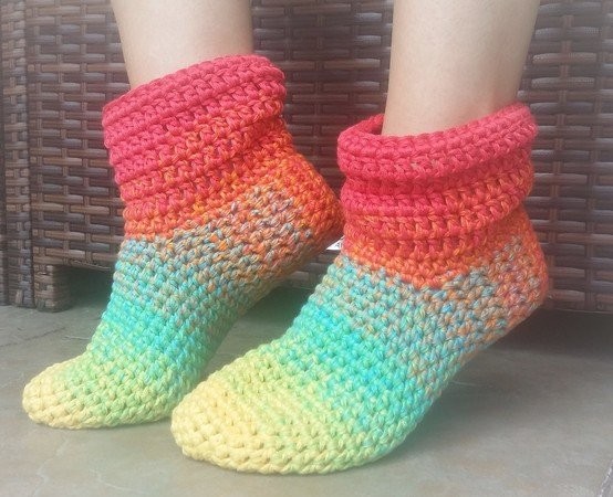 Inspiration. Crochet Socks.