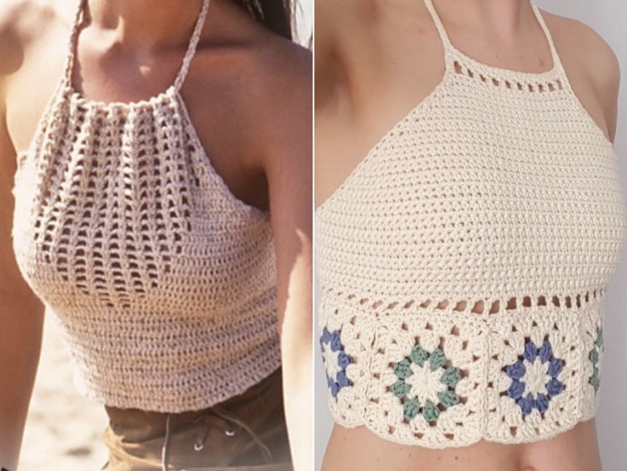 Inspiration. Crochet Tops.