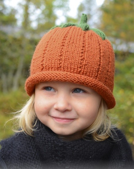 ​Knit Pumpkin Hat