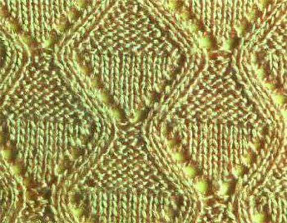 Knit Rhombs Pattern
