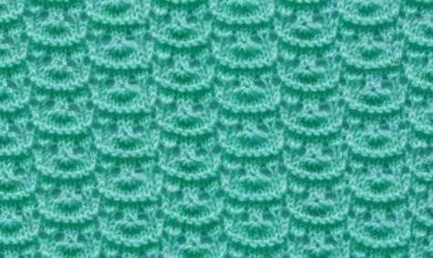 Knit Scales Stitch Knit Scales Stitch