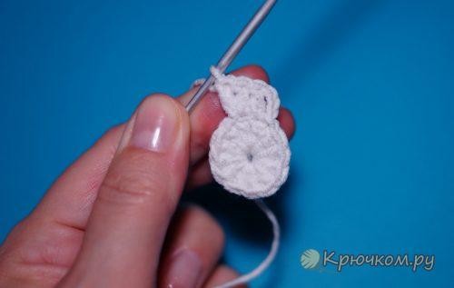 Dog Paw Crochet Applique