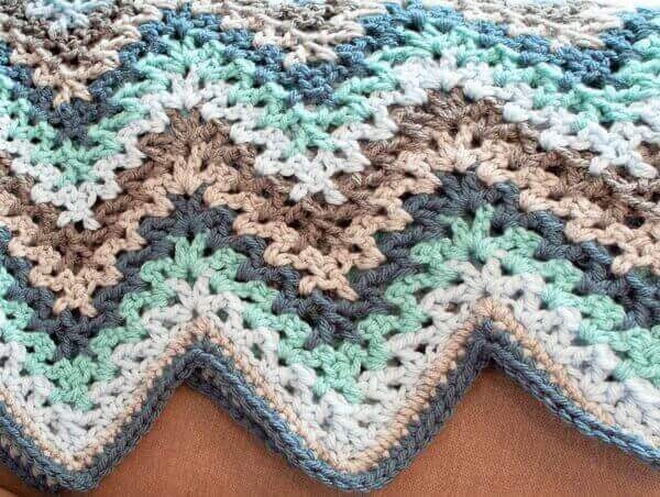 Helping our users. ​Crochet Lace Ripple Blanket.