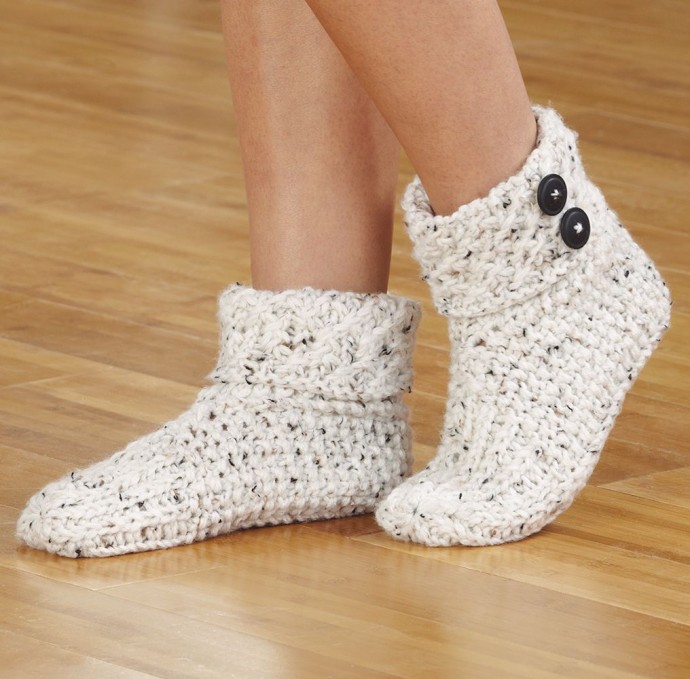 Inspiration. Knit Slippers.