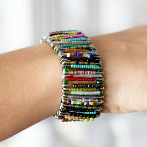 Colourful Bracelet From Pins