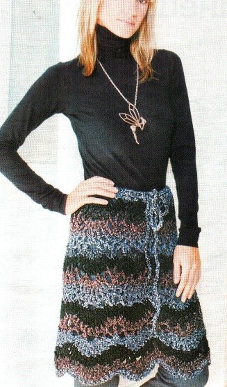 ​Crochet Wavy Skirt
