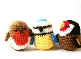 Inspiration. Amigurumi Birds.