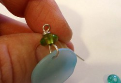 ​Faux Sea Glass Earrings