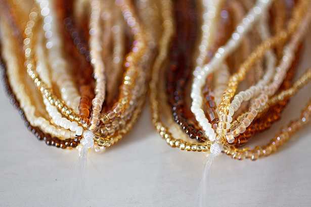 Thick Necklace from Small Beads Thick Necklace from Small Beads