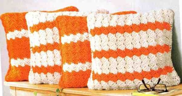 Crochet Blanket and Pillow Cover