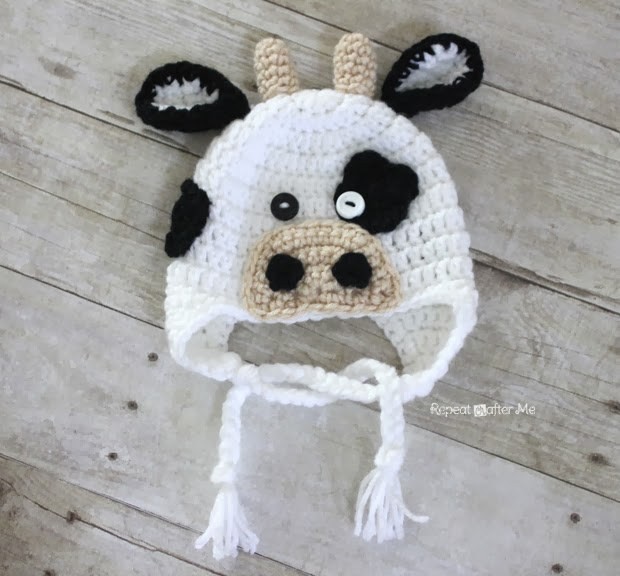 Inspiration. Crochet Baby Hats with Animals.