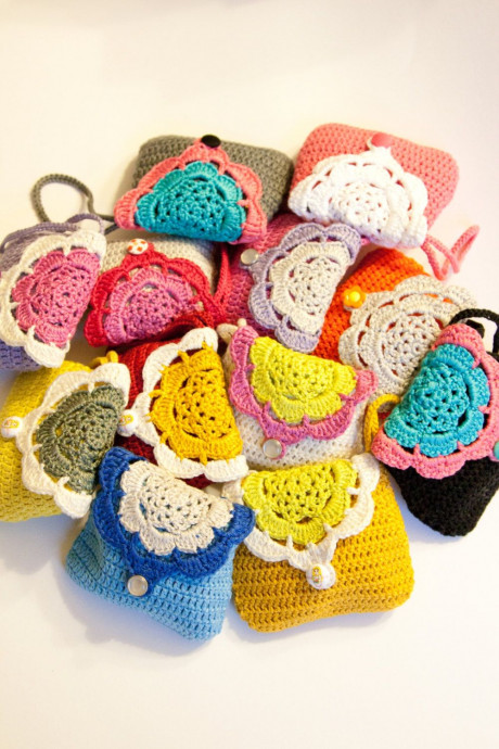 Inspiration. Crochet Purses.