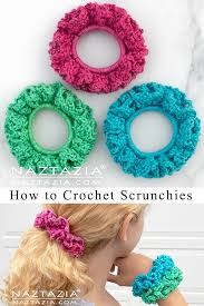 Inspiration. Crochet Scrunches.