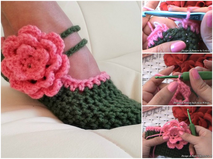 Inspiration. Crochet Slippers.