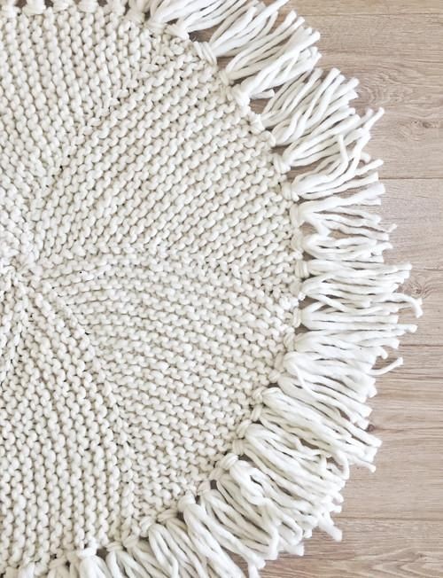 Inspiration. Knit Rugs.