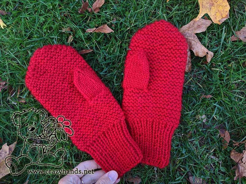 Red Cozy Mittens Red Cozy Mittens