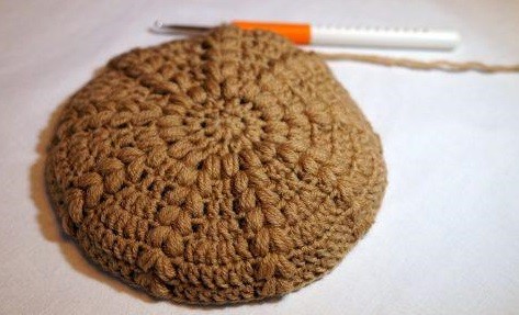 Beige Crochet Hat