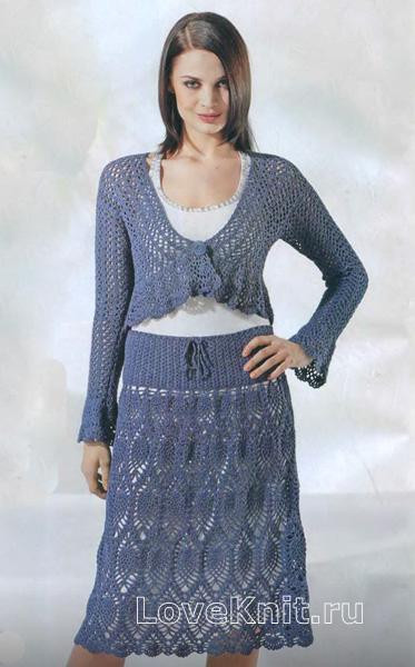 ​Crochet Bolero and Skirt