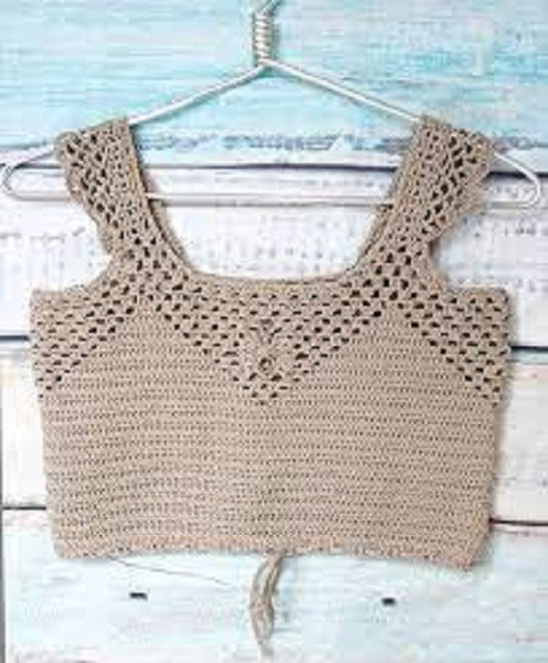 ​Crochet Butterfly Top