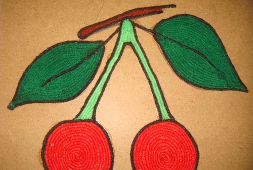 Picture From Threads for Beginners "Cherry" Picture From Threads for Beginners "Cherry"