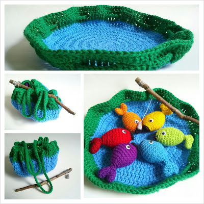 ​Rainbow Fishing Crochet Game