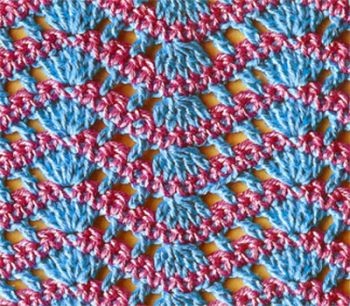 ​Two-Colored Crochet Waves Stitch