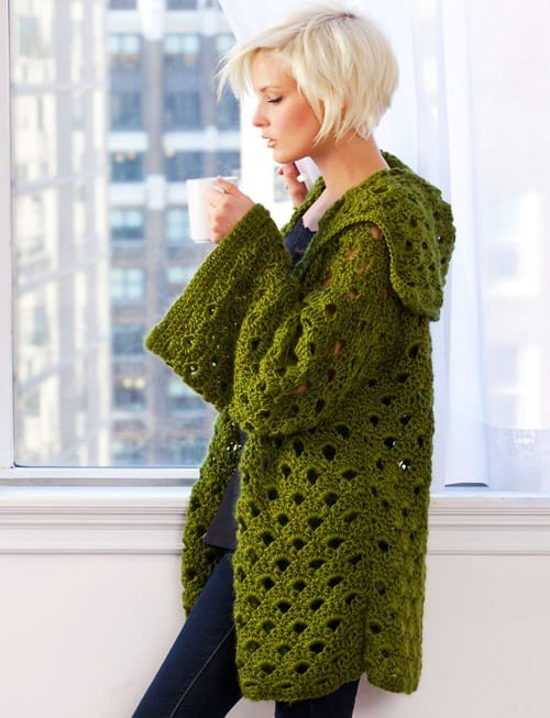 Inspiration. Crochet Coats.