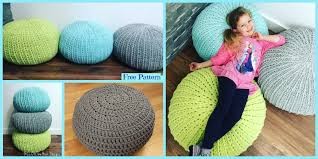 Inspiration. Crochet Poufs.