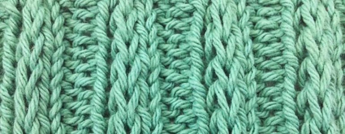 ​Knit Fancy Slip Stitch Pattern
