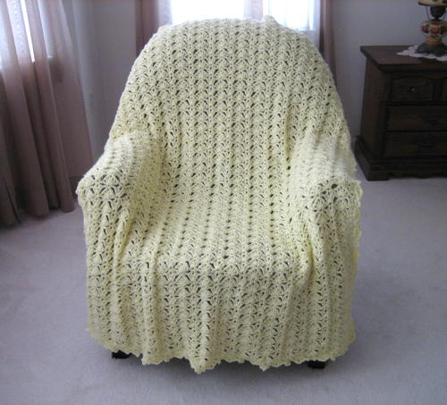 ​Luscious Lace Crochet Blanket