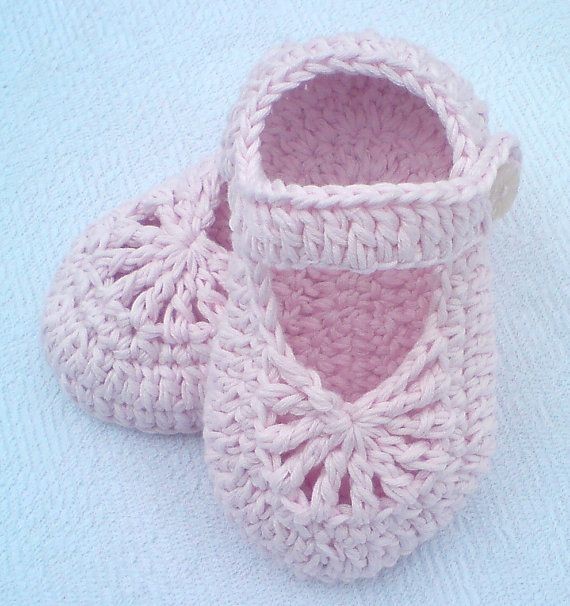 Inspiration. Crochet Summer Booties for Baby Girls.