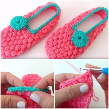 Inspiration. Crochet Slippers.