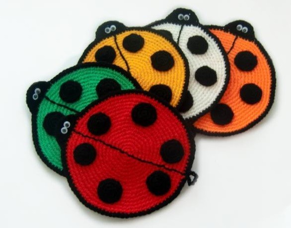 ​Ladybug Crochet Oven Cloth