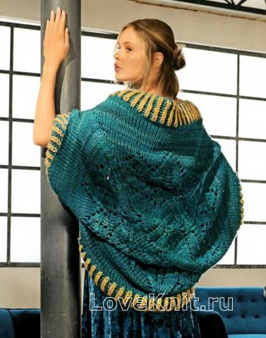 ​Knit Marine Shawl